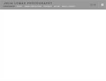 Tablet Screenshot of julialomax.com